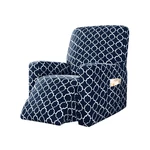 Stretch Recliner Chair Covers Washable Elastic Printing Rocking Chair Protective Cover All Inclusive Home Office Single