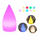 Rechargeable Colorful LED WiFi APP Control Night Light Smart Water Drop Shape Table Lamp Compatible with Alexa Google Ho