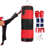8 in 1 Boxing Sandbag KitPunch Bag Boxing Gloves Steel Chains Bracers Safety Buckle Sanda Equipments