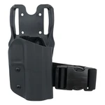 OWB CZ P-10 F - taktické pistolové pouzdro bez pojistky RH Holsters® – uchycení na platformu, Černá (Barva: Černá, Typ uchycení: uchycení na platformu