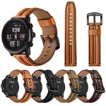 Bakeey 22mm First Layer Double Keel Genuine Leather Replacement Strap Smart Watch Band for Amazfit Smart Sport Watch 1/2