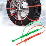 10Pcs/Set Tire Wheel Chain Anti-slip Emergency Snow Chains For Ice/Snow/Mud/Sand Safe Driving Truck SUV Auto Car Accesso