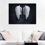 30*40 cm Angel's Wings Wall Hanging Painting Living Room Background Home Living Bedroom Decoration Drawing