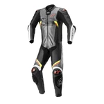 Jednodílná moto kombinéza Alpinestars Missile 2 Ignition metalická šedá/černá/žlutá/červená fluo  48  metalická šedá/černá/žlutá/červená fluo