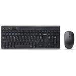 Klávesnica s myšou Rapoo 8050T, CZ/SK layout (6940056189684) čierna Bezdrátová klávesnice a myš s více režimy připojení
Máte na pracovním stole více z