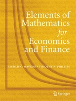 Elements of Mathematics for Economics and Finance