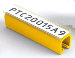 Partex PTC50015A4, žlutý, 100ks, (6,0-7,2mm), PTC nacvakávací pouzdro na štítky