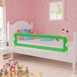 [EU Direct] vidaxl 10100 Toddler Safety Bed Rail 150 x 42 cm Green Children's Bed Barrier Fence Foldable Home Anti-Fall