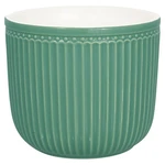 Zelený keramický kvetináč Green Gate Alice, ø 16 cm