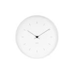 Biele nástenné hodiny Karlsson Butterfly, ⌀ 27,5 cm