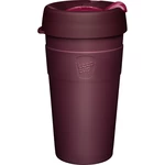 Fialový cestovný hrnček s vekom KeepCup Kangaroo Paw, 454 ml