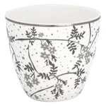 Bielo-sivý porcelánový hrnček Green Gate Amira