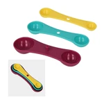 Sada 3 farebných odmeriek Metaltex Spoons