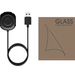 Original Zeblaze Stratos 2 Accessories Smart Watch Charging Cable + Tempered Glass Film