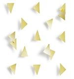 Dekorace na zeď Umbra CONFETTI TRIANGLES - zlatá