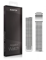 Kovový řemínek ALIGATOR pro Watch Grace 16mm, stříbrná