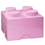 LEGO Úložný box 25x25x18cm- Světle růžová