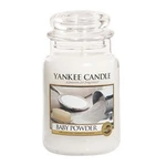 Yankee Candle Baby Powder Candle ( dětský pudr ) - Vonná svíčka  411 g
