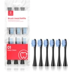 Oclean Brush Head Standard Clean P2S5 náhradné hlavice na zubnú kefku Black 6 ks