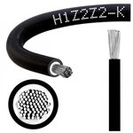 Solární kabel H1Z2Z2-K 6 SW 6mm2 černý