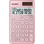 Kalkulačka Casio SL 1000 SC PK ružová kapesní kalkulátor • desetimístný LCD displej • kovový štítek • výpočet DPH • duální napájení • měkké pouzdro • 