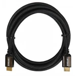 Kábel Evolveo HDMI 2.1, 8K Ultra HD, 4K, 2K a FHD, 1m (XXTR1M2.1) čierny video, audio HDMI 2.1 kábel • dĺžka 1 m • podpora 8K Ultra HD rozlíšenia • sp