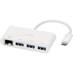 Vivanco CC UC UA3RJ45  USB-C ™ (USB 3.1) MultiPort húb  biela