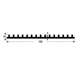 Fischer Elektronik SK 105 100 SA lisovaný chladič 2.5 K/W (d x š x v) 159 x 100 x 10 mm Fischer Elektronik SK 105 100 SA lisovaný chladič 2.5 K/W (d x š x v) 159 x 100 x 10 mm
