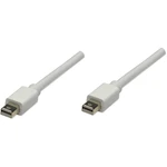 Manhattan Mini-DisplayPort prepojovací kábel #####Mini DisplayPort Stecker, #####Mini DisplayPort Stecker 2.00 m biela 3