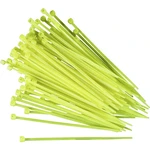 TRU COMPONENTS 93038c409  sťahovacie pásky 150 mm 2.50 mm žltá svetielkujúce 100 ks