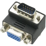 Renkforce RF-4261557 VGA adaptér [1x VGA zástrčka - 1x VGA zásuvka] čierna