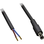 TRU COMPONENTS TC-2516007 nízkonapäťový pripojovací kábel nízkonapäťová zástrčka - kábel, otvorený koniec 5.5 mm 2.5 mm