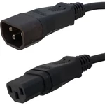 HAWA R773 IEC prepojovací kábel  čierna 2.00 m