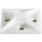 TRU COMPONENTS TC-HC25203 úchytka samolepiaci 1593036 Priemer káblového zväzku (rozsah) 12.70 mm (max)  4cestný vstup pr