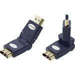 Inakustik 0045217 HDMI adaptér [1x HDMI zástrčka - 1x HDMI zásuvka] čierna pozlátené kontakty, high speed HDMI s etherne