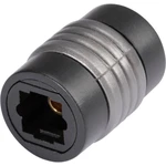 Toslink digitálny audio adaptér Hicon POF-709, [1x Toslink zásuvka (ODT) - 1x Toslink zásuvka (ODT)], 0.00 m, čierna