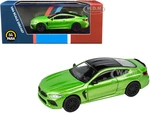 BMW M8 Coupe Java Green Metallic with Black Top 1/64 Diecast Model Car by Paragon Models