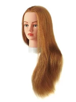 Cvičná hlava dámska s prírodnými vlasmi JULIE, Sibel - blond 40 - 60 cm (0040601) + darček zadarmo