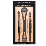 Makeup Revolution Flex & Go Brush Set zestaw pędzli