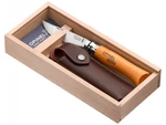 Opinel VR N°08 Carbon + pouzdro + box viz obrázek Zavírací nůž