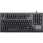 CHERRY Touchboard G80-11900 USB klávesnica nemecká, QWERTZ, Windows® čierna integrovaný touchpad, tlačidlá myši, 19" apl