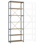 Manuflex RP1607.2001 základný modul regálu oddelenia 200 kg (š x v x h) 970 x 3000 x 500 mm ocel práškovo lakované červe