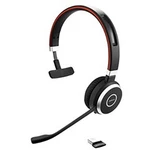Jabra Evolve 65 MS telefónne headset s USB bezdrôtový na ušiach čierna, strieborná