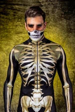 Mens Skeleton Bodysuit - Mens Halloween Costumes 2021 Skeleton Costume