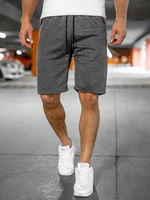 Pantaloni scurți de trening grafit bărbați Bolf JX131