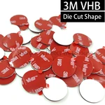 Die cut, 3M VHB 5952 Double Adhesive Foam Tape, Diameter for Dash Cam/ GoPro, In car Holder Disc, 18/20/25/38/40/50/55mm