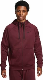 Nike Therma-FIT Full-Zip Mens Top Night Maroon/Black S Bluza do fitness