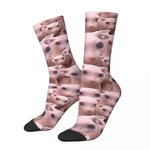 Happy Vintage Bingus Pattern Meme Crazy Men's Socks Unisex Harajuku Seamless Printed Novelty Crew Sock Boys Gift