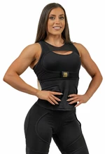 Nebbia Compression Top INTENSE Ultra Black/Gold XS Fitness spodní prádlo