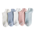 Invisible Short Woman Sweat Summer Comfortable Cotton Girl Women's Boat Socks Ankle Low Female Solid Color Simplicity